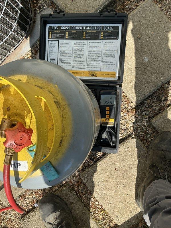 Installed Lennox ML13KC1-030 condensing unit with ADP HUD approved uncased coil at property. Reused existing thermostat for system control. Evacuated and charged system to manufacturer specifications using refrigerant recovery equipment and precision charging scale, ensuring proper refrigerant levels for optimal performance and efficiency.