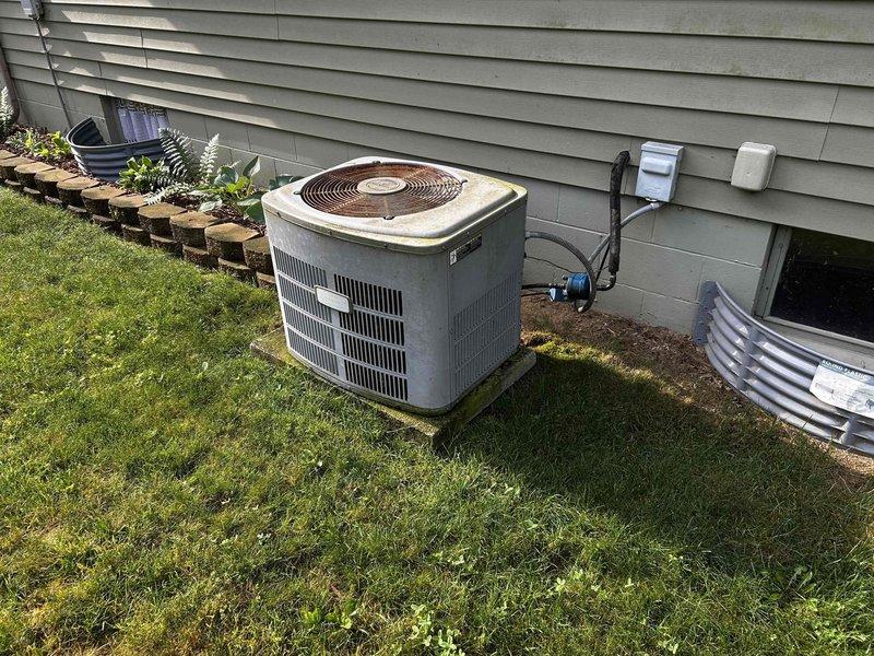 Conducted comprehensive HVAC estimate for aging package unit system experiencing inadequate cooling capacity and suspected condensation leak. Assessed existing outdoor condensing unit and discussed replacement options including new package unit and supplemental ductless mini-split system to address temperature control issues in addition room. Reviewed financing options and provided recommendations for multi-zone solution to improve overall comfort and system efficiency.