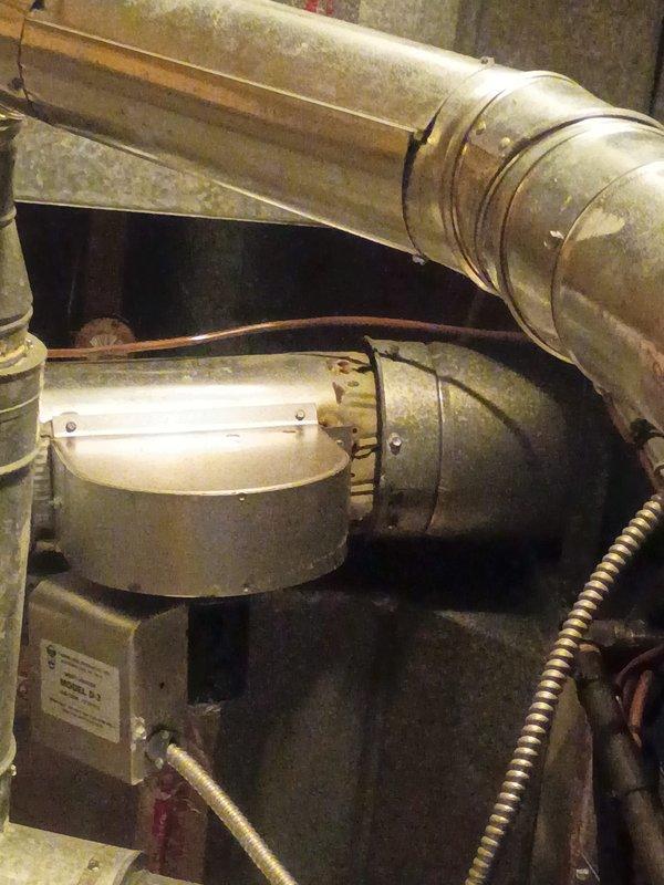 Successfully installed two air scrubber units on the existing HVAC system as specified in the approved quote. The air purification devices were mounted to the air handler and integrated with the ductwork system, with all electrical connections completed and units tested for proper operation. Installation included securing mounting hardware, running necessary wiring, and verifying LED indicator lights showed active operation upon system startup.