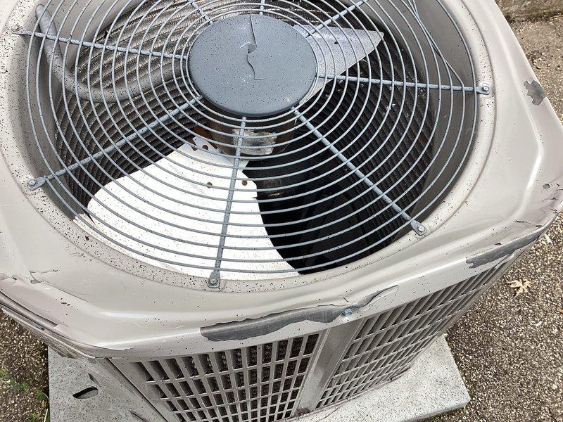 Completed planned trio maintenance on three outdoor air conditioning condenser units as part of Diamond Membership service. Performed comprehensive inspection and maintenance procedures on all three AC systems, installed three 410 media filters as specified, and verified equipment count discrepancy noting that remaining units on property are heat-only systems rather than additional air conditioners requiring service. All condenser units showed normal operational wear with typical outdoor debris accumulation on fan guards and housings, which were addressed during maintenance procedures.