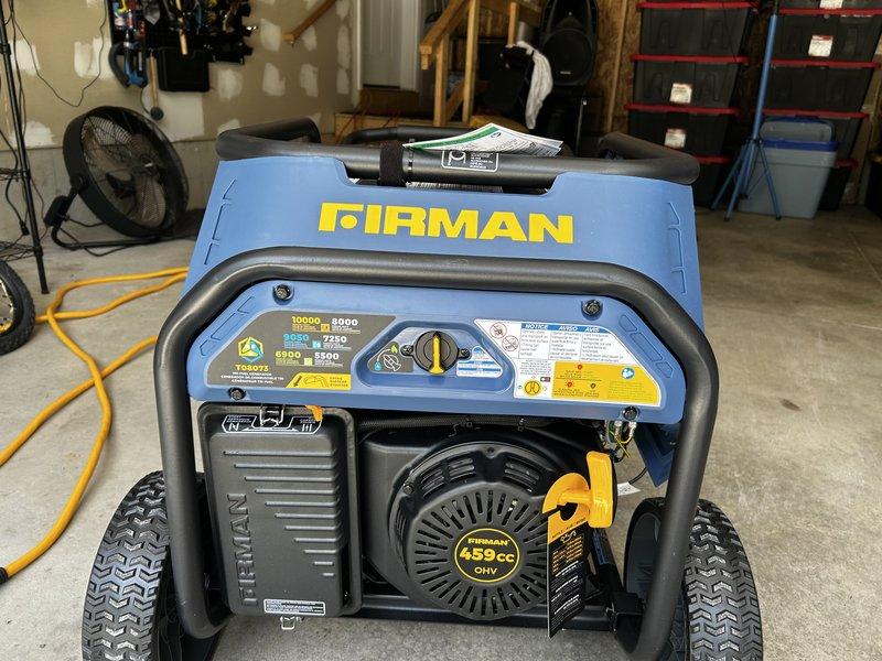 Conducted on-site evaluation for installation of new gas line from existing meter to Firman 10,000-watt portable generator located in garage. Assessed current gas meter configuration with existing U-shaped piping assembly and determined optimal routing path for new supply line. Evaluated access options including lift-assisted entry through garage door and sliding patio door for equipment and materials delivery. Documented existing conditions including generator placement, meter location on exterior foundation wall, and proximity to electrical service panel. Provided comprehensive estimate for gas line installation project.