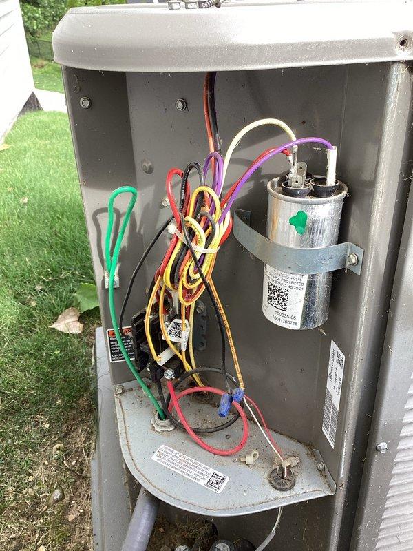 Completed monthly Gold Level planned maintenance on a single residential HVAC system. Performed comprehensive inspection of 10-year-old Lennox outdoor condensing unit, verifying proper operation of compressor, condenser fan motor, and electrical components. Inspected dual-run capacitor with visual confirmation of secure mounting and proper terminal connections. Evaluated refrigerant line insulation and electrical disconnect box for code compliance and safe operation. Confirmed unit is level on concrete pad with adequate clearance for airflow. All wiring connections, including control wiring and power supply, were inspected and found secure with no signs of deterioration or overheating. System operating within normal parameters with no deficiencies noted at time of service.