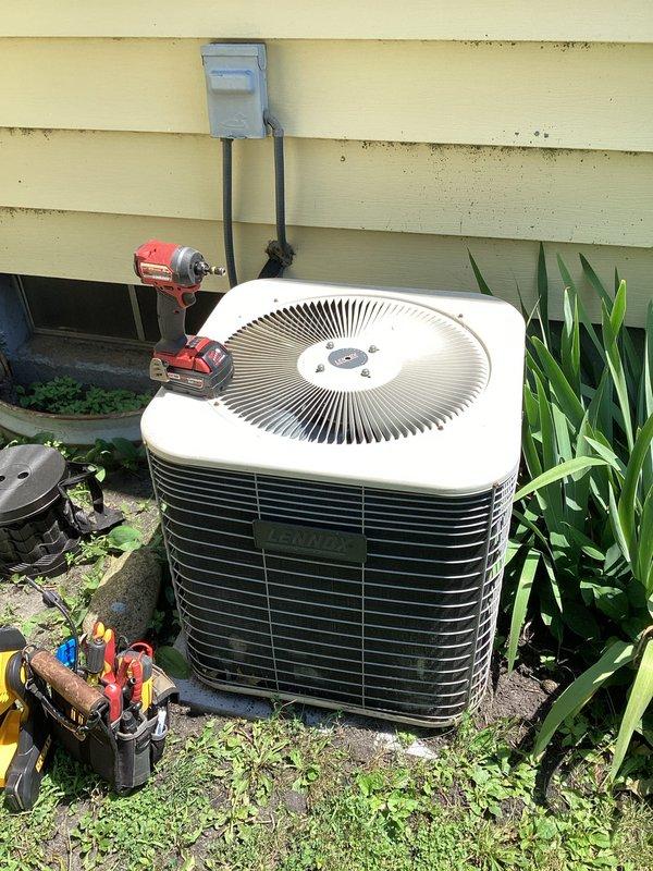 Completed planned air conditioning maintenance per membership agreement. Performed comprehensive system inspection of outdoor condenser unit, including electrical components, capacitor, compressor motor, and wiring connections. All components found operating within normal parameters and system tested successfully upon completion.