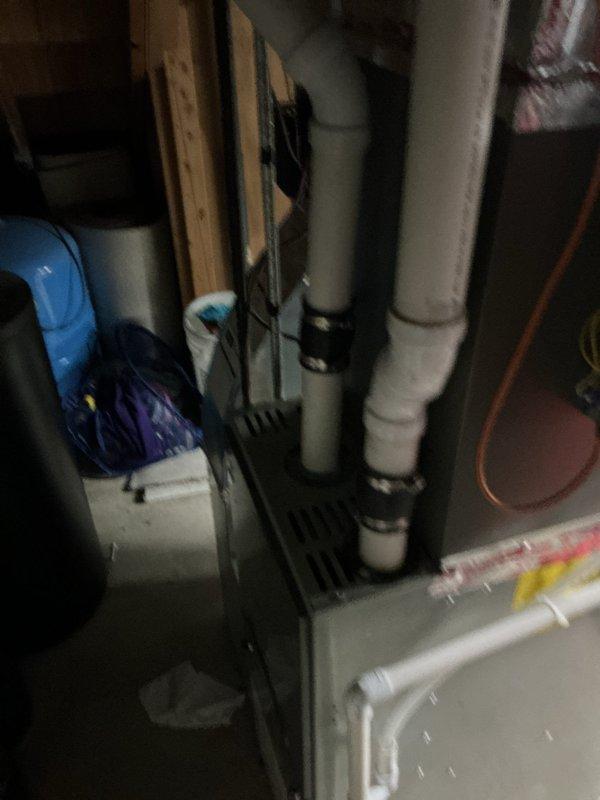 Completed installation of new Lennox air conditioning system including ML17KC2-036 outdoor condensing unit and CK40CT-30B evaporator coil. Reused existing thermostat, verified proper operation and programmed to customer specifications with display reading 72 degrees upon completion.