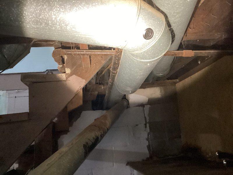 Responded to reported gas odor at shut-off valve and above recently replaced stove. Performed comprehensive pressure test on central heating gas lines to identify source of leak. Inspected gas connections, valves, and piping throughout system including areas in crawl space. Verified all connections were properly sealed and system maintained proper pressure specifications to ensure safe operation.