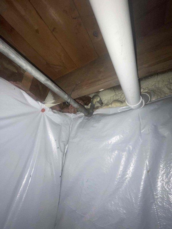 Responded to service call for dripping bathtub faucet. Upon arrival, inspected faucet assembly and identified worn cartridge causing steady leak. Disassembled faucet handle and trim, removed defective cartridge, and installed replacement unit. Reassembled faucet components, tested for proper operation, and confirmed drip was eliminated.

Per customer request, conducted thorough inspection of existing plumbing system in basement crawl space to provide estimate for pipe replacement as previously recommended. Accessed utility area and examined exposed plumbing infrastructure including main water supply lines, drainage system, and support structures. Documented current condition of aging galvanized steel pipes showing signs of corrosion and mineral buildup. Photographed existing pipe configuration, including main drain lines and distribution system throughout basement joists. Evaluated accessibility for replacement work and noted locations requiring attention. Provided detailed estimate fo