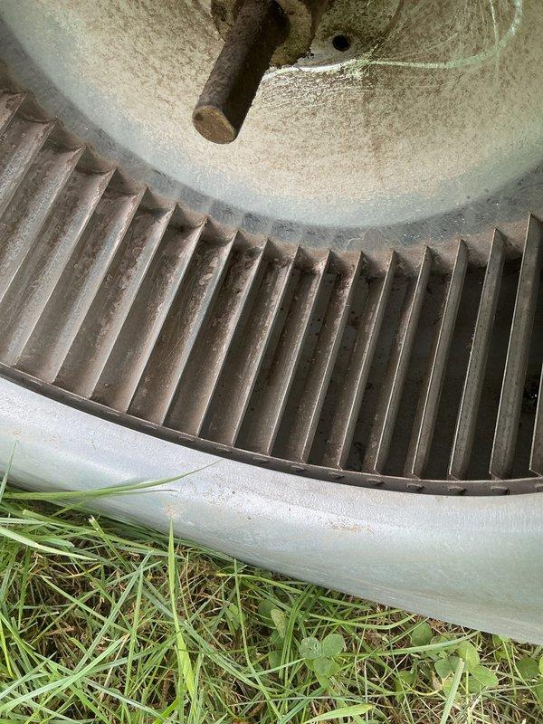 Completed planned HVAC maintenance including comprehensive blower and duct cleaning as quoted. Performed thorough cleaning of heavily soiled condenser coil assembly, removing substantial accumulation of dust, dirt, and environmental debris from cooling fins and radial coil pattern. Technician training conducted on-site during service execution to ensure proper maintenance procedures and techniques.