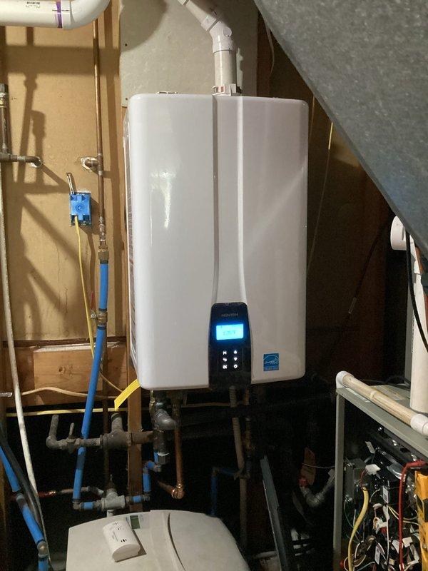 Completed planned single maintenance on furnace system and performed tankless water heater flush. Conducted comprehensive heating system diagnostics including temperature differential readings, voltage measurements, and overall system performance evaluation. All diagnostic checklist items were documented and verified for proper operation. Flushed tankless water heater unit to remove mineral buildup and ensure optimal efficiency. Inspected all plumbing connections, PEX tubing, valves, and fittings associated with the water heating system. Customer provided their own filters for the HVAC system. Both systems are operating within normal parameters and ready for continued service.