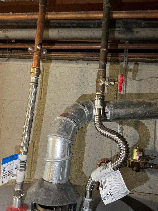 Performed scheduled steam boiler maintenance service. Inspected circulation pump (Taco 007e) and verified proper operation with no leaks. Checked all copper piping connections, vent pipe integrity, and supply lines throughout the system. System is functioning normally with no issues detected.