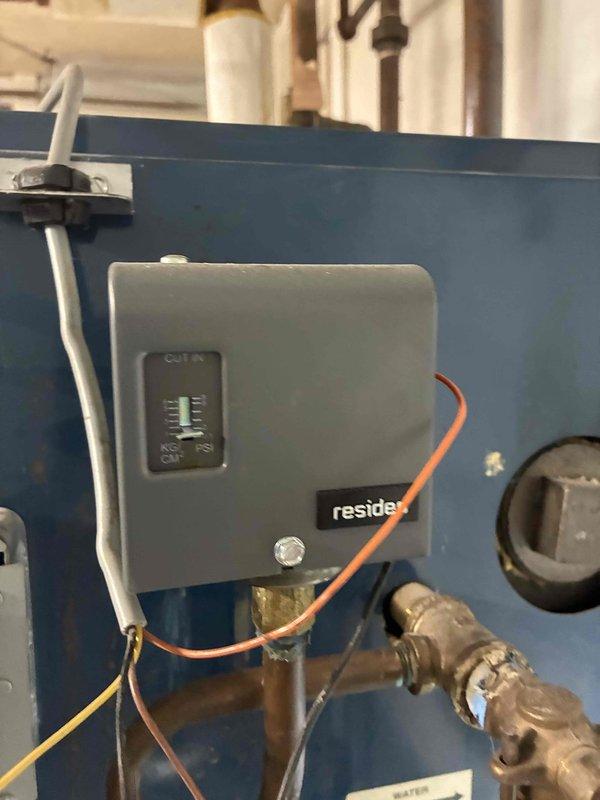 Performed routine heating maintenance on residential system. Discovered significant corrosion and mineral buildup on heat exchanger connections. Inspected control panel and thermostat functioning; all readings within normal parameters.