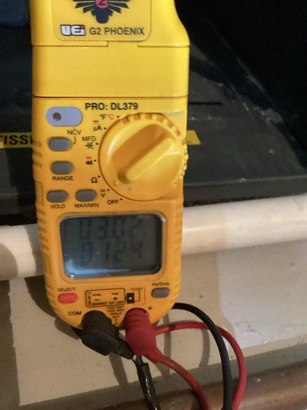 Performed scheduled heating maintenance on primary heating system and garage heater. Diagnostic testing conducted using UEi measurement devices to verify system performance, including temperature and electrical readings within normal parameters.