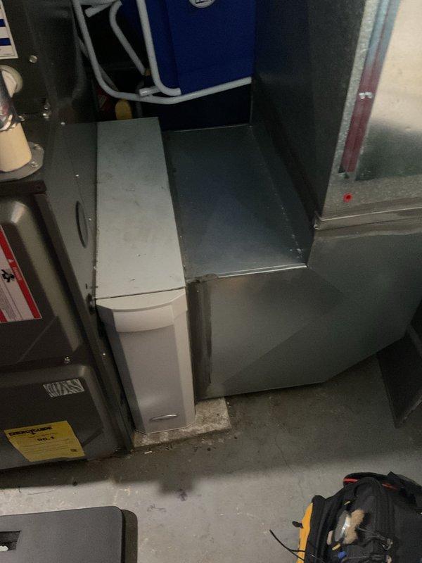 Performed routine heating maintenance inspection on aging furnace system (10+ years). Examined control board and electrical components, ensuring all connections were secure. Inspected blower motor assembly for proper operation and cleaned accessible components. System tested and verified to be functioning within normal parameters.