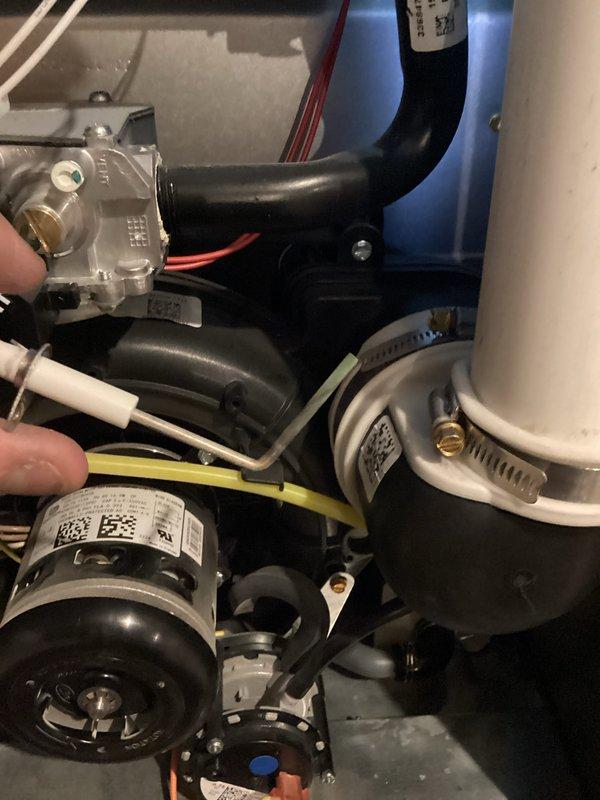 Performed comprehensive preventative maintenance on heating system. Inspected electrical components using UEi G2 Phoenix PRO clamp meter to verify proper current readings within specifications. Visually examined internal components including pump assembly, connections, and hoses for integrity and proper operation.