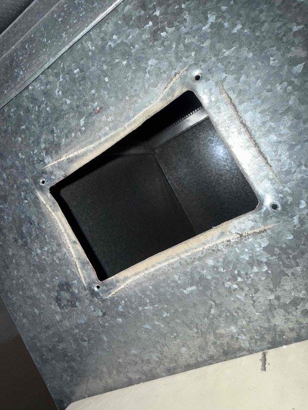 Performed routine maintenance on residential furnace system. Inspected sheet metal ductwork connections and verified proper installation of all components. Examined mechanical room setup including furnace unit, associated PVC venting, and proper clearances from water heater.