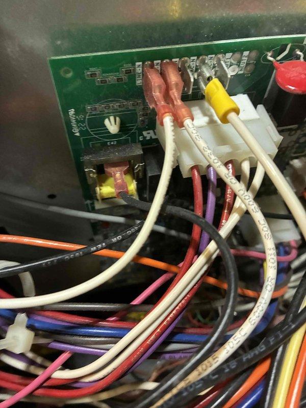 Returned for follow-up service to replace defective blower wheel and successfully installed new humidifier system. Verified proper electrical connections to control board and confirmed all components functioning correctly after installation.