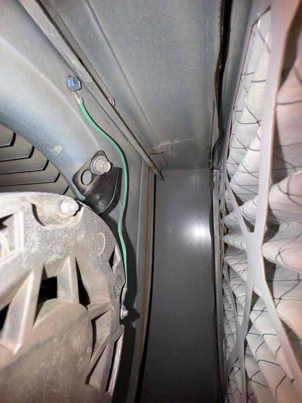 Responded to emergency call for furnace with active water leak. Diagnosed condensate drain blockage causing water accumulation inside unit. Cleared obstruction and confirmed proper drainage, restoring normal operation with heat functioning correctly.