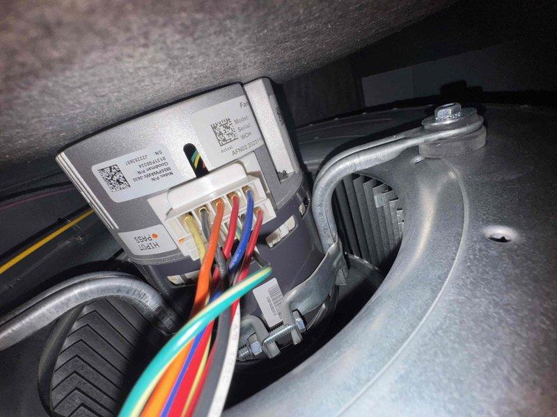 Performed routine maintenance on furnace system. Inspected and tested ECM motor assembly, electrical connections, and blower components. All components functioning within normal parameters with no issues detected.