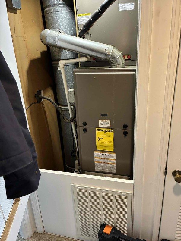 Performed comprehensive tune-up on 10+ year old residential heating system. Conducted combustion analysis with Testo 310 analyzer, measuring CO levels (4 ppm) and flue gas temperature (15.5°C), confirming unit is operating safely within specifications. System was thoroughly inspected, cleaned, and verified for proper operation.