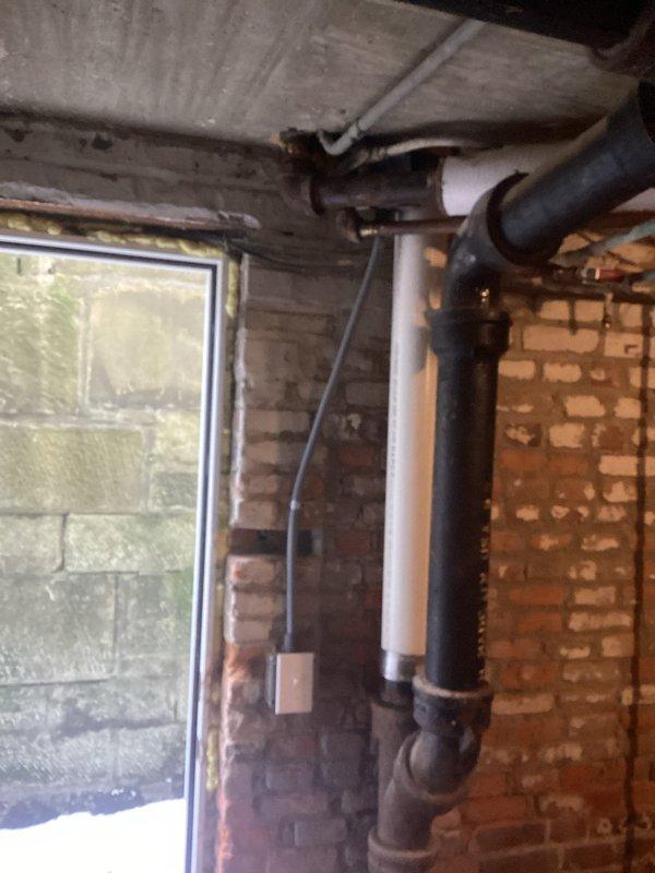 Completed rewiring of basement garage lighting system and installed new 50 amp disconnect. Existing wiring was outdated and posed potential safety concerns. All work was performed to code specifications with proper conduit installation and electrical connections.