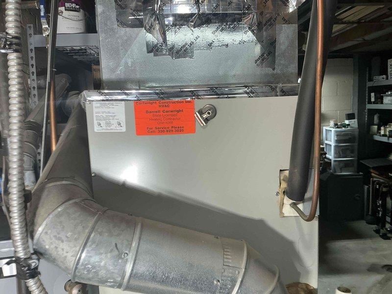 Diagnosed no heat issue in basement-installed furnace system. Performed comprehensive inspection of existing unit and ductwork connections. Presented replacement options to customer based on evaluation of aging equipment and repair feasibility.