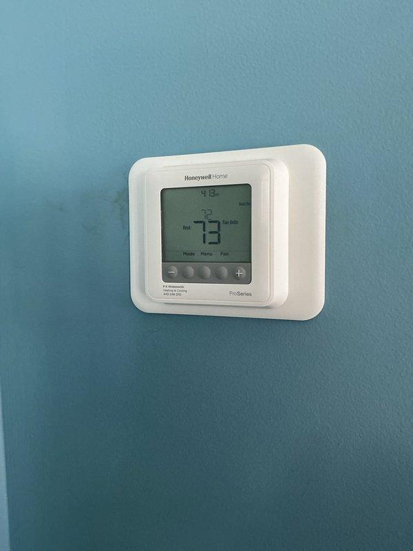 Responded to customer complaint of no heat from crawl space furnace. Diagnosed system and found thermostat was properly functioning at 73°F. Inspected furnace unit and ductwork system, verified all components were in normal working condition with no visible damage. Restored heating functionality and confirmed proper operation before completing service.