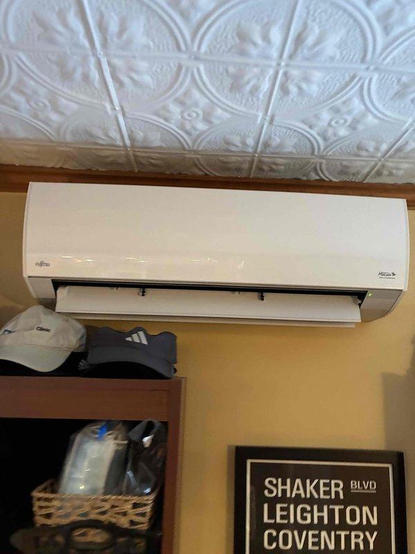 Performed comprehensive maintenance service on multiple heating systems including boiler, mini-split units, and humidifier. Inspected and serviced Fujitsu wall-mounted mini-splits in multiple rooms, confirming proper operation and condition. All systems functioning correctly with no issues identified.