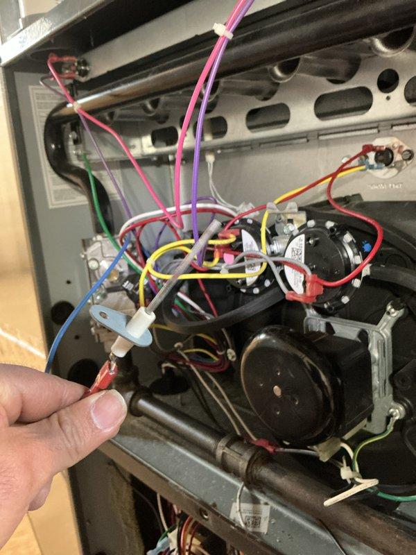 Conducted scheduled heating system tune-up and maintenance. Performed comprehensive inspection of electrical components and connections, focusing on the blower motor assembly and control wiring. Verified proper electrical connections and inspected wiring harness for signs of wear or damage. All components functioning within normal parameters.