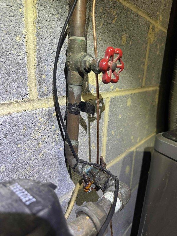 Responded to a no-heat call for a furnace system over 15 years old that was completely non-operational. Diagnostic testing revealed low ambient temperature of 30.6°F at the supply duct. Inspected gas valve, identified failure point in aged components, and restored heating functionality through replacement of defective parts. System now operating within normal parameters.