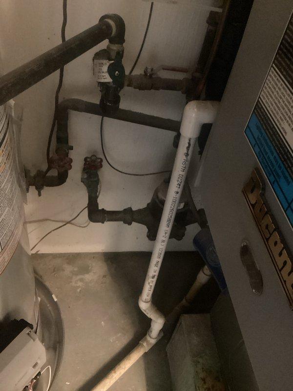 Conducted comprehensive electrical inspection of premises. Upon inspection, discovered the service scope was actually plumbing-related, not electrical, with the primary components being a Bradford White water heater installation with associated piping connections and ventilation. No electrical panel or breaker work was performed.