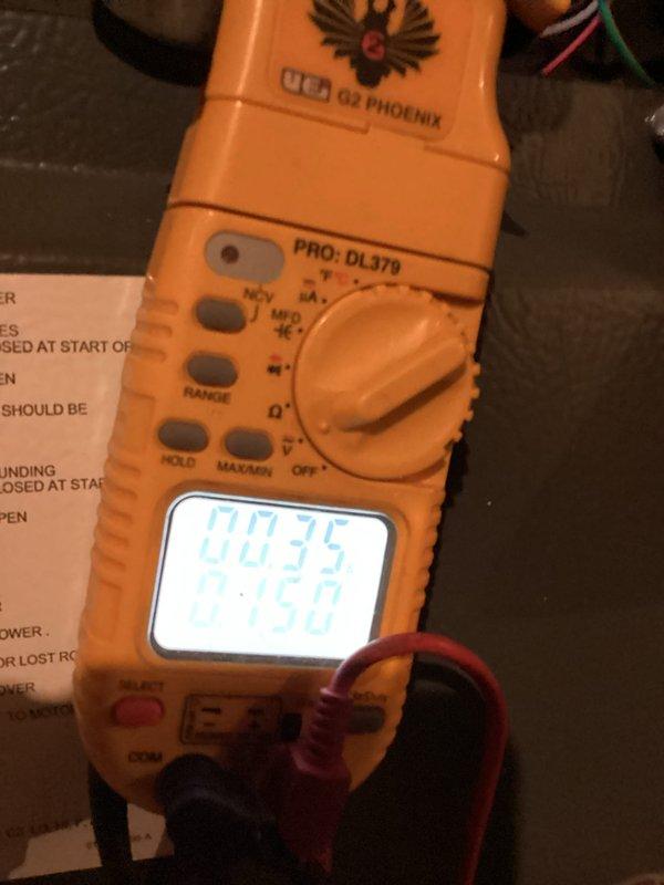 Performed scheduled monthly heating maintenance service. Conducted comprehensive system diagnostics using UEi DL379 Phoenix multimeter, measuring electrical parameters (readings of 0.35 and 0.50). Verified proper system operation with environmental readings showing 10.70 with 76% relative humidity, confirming system is operating within normal parameters.