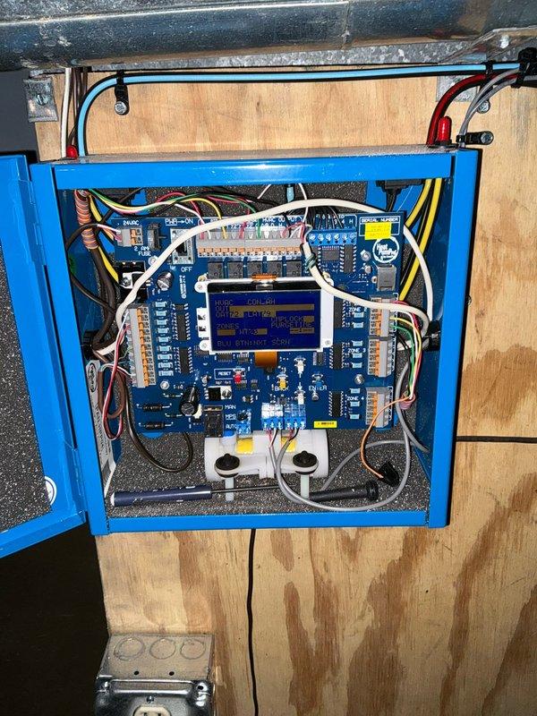 Conducted comprehensive evaluation of 20+ year old HVAC system featuring a furnace with confirmed cracked heat exchanger and aging AC unit. Documented current system configuration including control board circuitry and furnace installation with associated ductwork and ventilation components. Prepared full system replacement estimate for residential property as requested by customer.