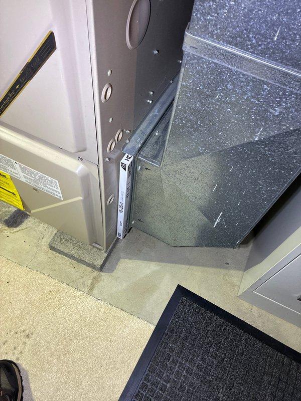Conducted comprehensive evaluation of 23-year-old Amana HVAC system for potential replacement. Observed significant age-related wear on copper lines with visible oxidation and mineral deposits at connection points. System inspection revealed outdated furnace/air handler unit with deteriorating components. Provided customer with multiple full system replacement options and specifications to address aging equipment concerns while maintaining existing heating functionality.