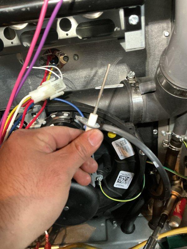 Completed scheduled contract maintenance on residential furnace system. Conducted diagnostic testing of electrical components with multimeter and inspected internal wiring/connections to ensure proper operation. Examined and verified proper functioning of all ventilation components including PVC exhaust lines and evaluated overall system condition.