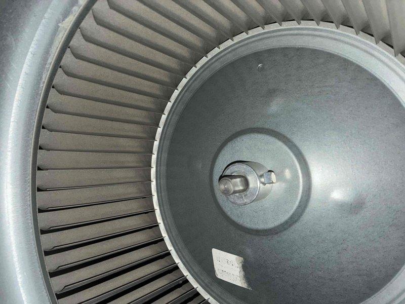 Performed a comprehensive HVAC heating tune-up, including thorough inspection and cleaning of the blower wheel assembly. Verified proper operation of the squirrel cage fan components, ensuring optimal airflow and system performance for the heating season.