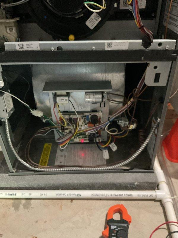 Performed scheduled monthly heating maintenance service on HVAC system. Inspected control board functionality, checked all electrical connections, and examined ductwork integrity. System is operating within normal parameters with no issues detected.