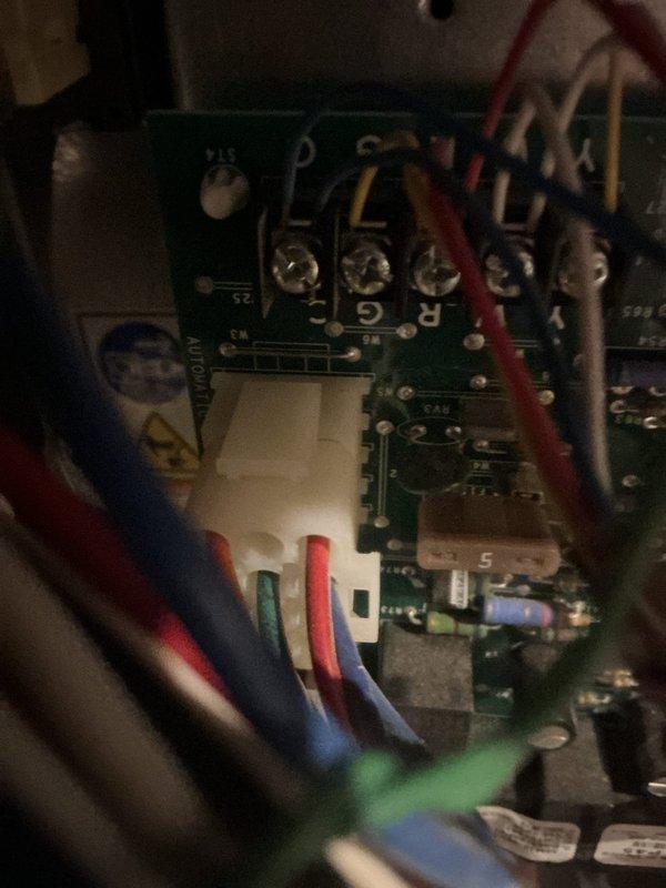 Performed monthly contract heating maintenance, inspecting control board connections and wiring integrity. Verified proper terminal connections at Y, G, R, and C terminals and checked condition of internal hoses and insulation. Client prefers advance notification for any issues requiring immediate attention and has requested specific technician preferences for future visits.