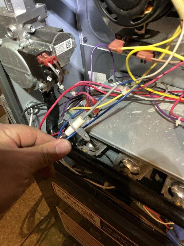 Performed heating tune-up on customer's gas furnace. Inspected electrical connections and wiring harnesses for proper termination and safety. Examined PVC drain system and verified proper operation of condensate drainage. Unit is functioning correctly with no issues identified.