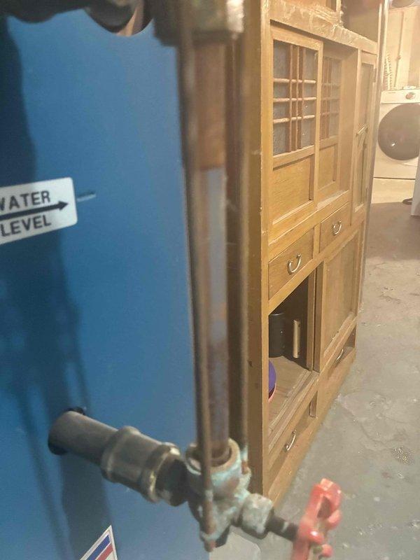 Performed routine maintenance on two boiler systems. Inspected burner assemblies confirming proper flame pattern and combustion. Checked water levels and verified operational status of all control valves on both units.