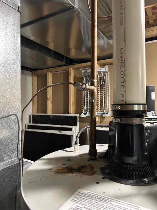 Successfully completed return visit to install a humidifier on existing HVAC system. Installed all necessary components including copper supply line and drainage connections. System was properly wired to the furnace control panel with verification of proper operation through the digital thermostat interface.