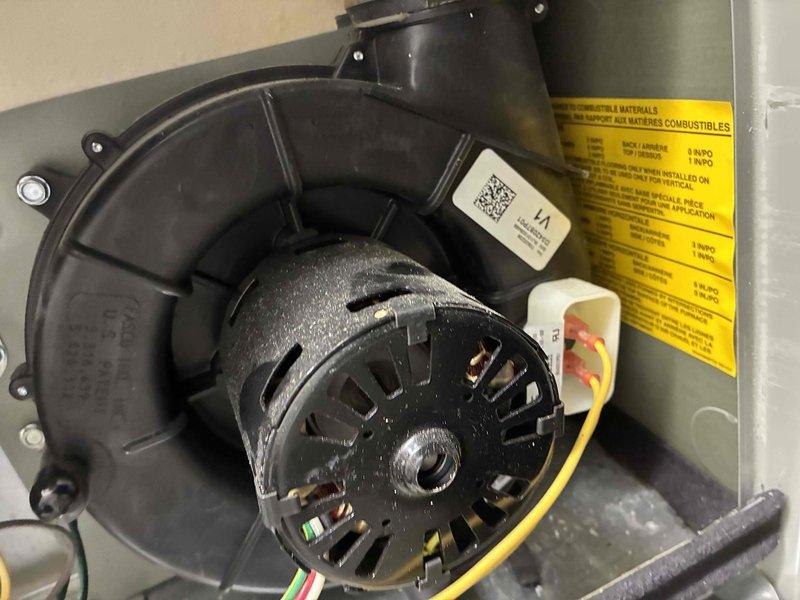 Performed routine maintenance on two HVAC systems. Inspected blower motor assemblies and fan wheels, confirming proper operation and electrical connections. Both units were cleaned, tested, and restored to optimal working condition with no issues identified.