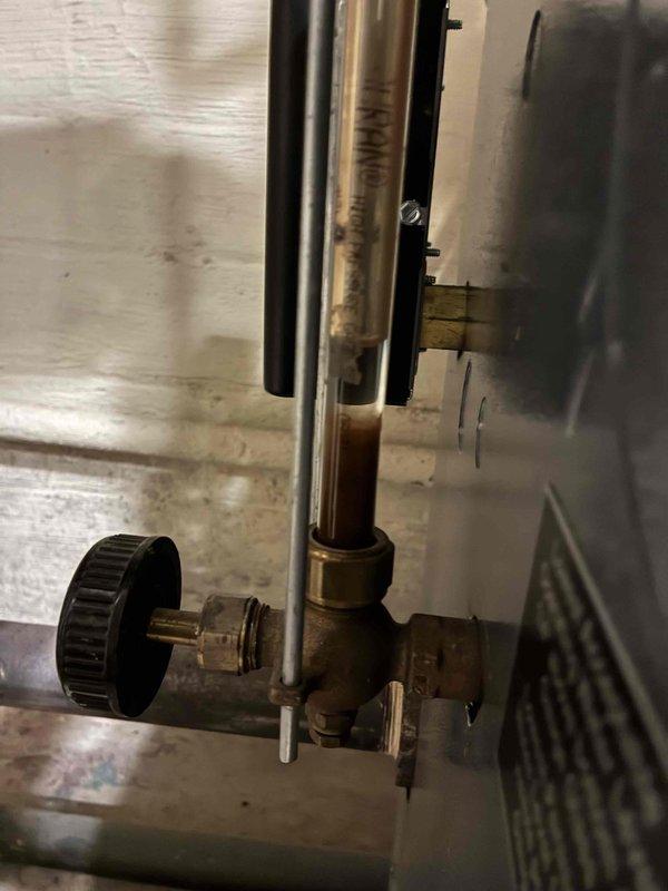 Completed scheduled maintenance on a 6-year-old steam boiler system. Inspected Weil-McLain boiler unit, associated copper piping, and control systems including VXT module. Verified proper operation of brass valve assembly and pressure regulation components.