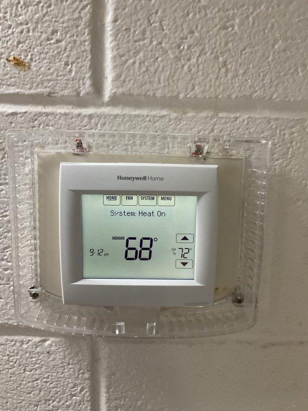 Performed routine heating maintenance on two systems. Inspected furnace, ductwork, and electrical connections for proper operation. Customer requested quote for replacement of existing Honeywell thermostat, which is currently functional but outdated.