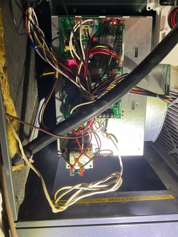 Responded to no heat service call on system previously serviced on 12/29. Diagnosed electrical issue within the furnace control board, identified by illuminated fault LEDs on the circuit board. Replaced faulty control board and verified proper system operation through complete heating cycle test. System now functioning normally with consistent heat output.