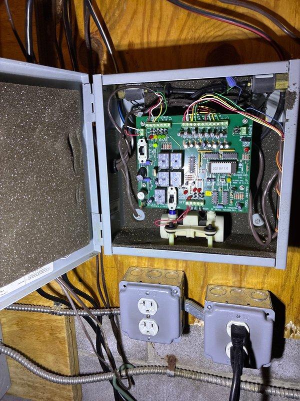 Performed inspection of existing HVAC system with focus on furnace replacement options. Evaluated electrical control panel and current installation configuration. Presented customer with three Goodman gas furnace options: standard 80% AFUE model with basic coverage, mid-tier 96% AFUE model with enhanced coverage, and premium 96% AFUE model with comprehensive parts and labor protection. System would integrate with existing ductwork and PVC venting infrastructure.