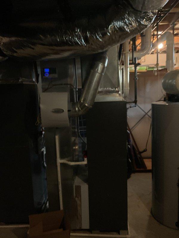 Performed annual maintenance on dual heating systems. Inspected furnace electrical components including circuit board and wiring connections. Systems were found in good working condition with all connections secure and properly functioning.