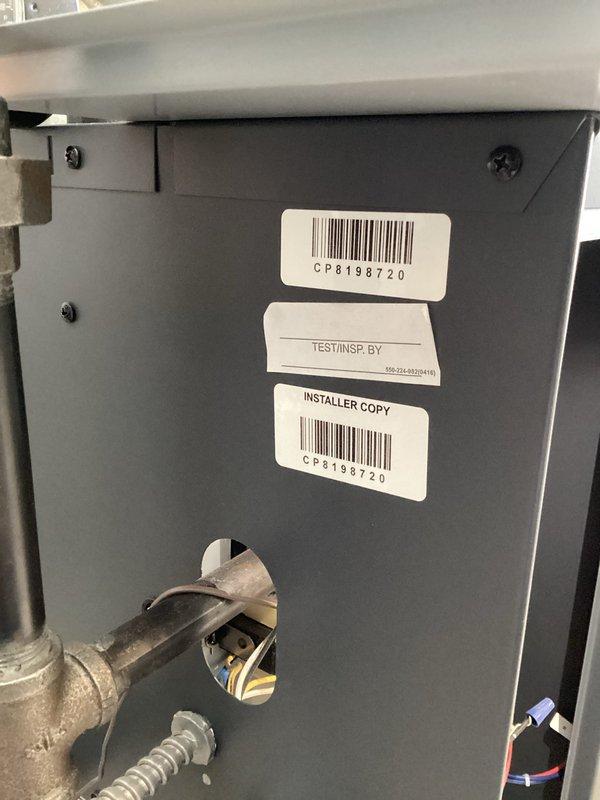 Performed routine maintenance on boiler system. Inspected pressure gauge readings (0-200 PSI range) and verified proper operation. Checked all connections including copper piping with brass fittings and confirmed system integrity per equipment specifications CP8198720.