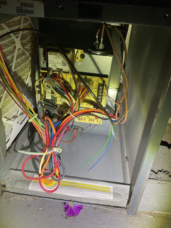 Diagnosed intermittent heating issue in furnace system. Inspected internal electrical components, wiring connections, and control board. Resolved problem with airflow inconsistency causing inadequate heat distribution.