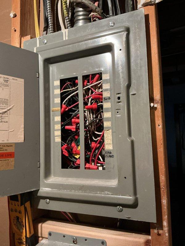 Performed scheduled maintenance on residential boiler system. Inspected electrical connections in breaker panel, ensuring proper wire nut connections and circuit integrity. Examined boiler unit with associated copper piping network, circulator pump, and expansion tank for proper operation and signs of wear.