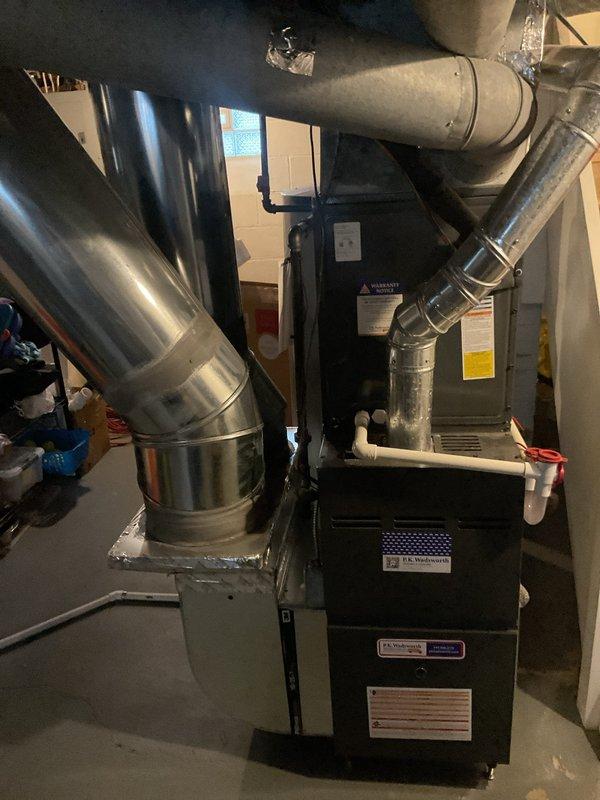 Responded to no heat call for U.S. Craftmaster furnace. Diagnostic inspection revealed faulty control board with improper voltage readings. Replaced control module and reconnected wiring harness to restore proper ignition sequence to gas burners. System tested with multiple heating cycles to confirm proper operation before completing service.