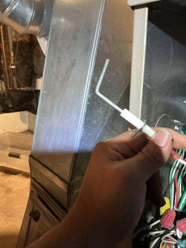 Diagnosed thermostat issue and noise concern on residential furnace system. Inspected control board connections and wiring, finding all components operational. Verified proper function of REME HALO air purification system mounted on ductwork. Recommended semi-annual maintenance program for heating and cooling optimization in older home.